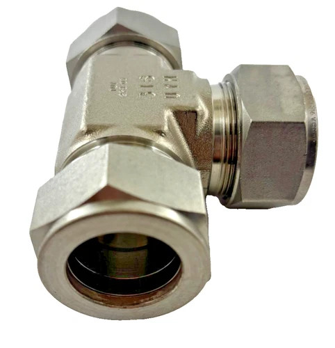 Swagelok SS-25M0-3 Stainless Steel Union Tee for 25mm Tube — product image 4 of 7