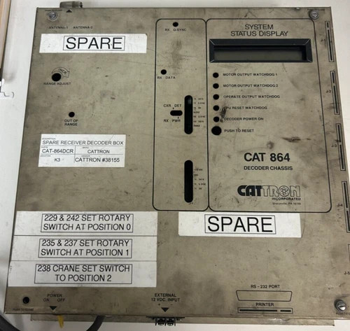 Cattron Theimeg CAT-864DCR Receiver Decoder — primary product image