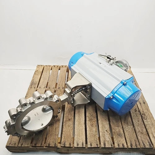 Neles Jamesbury 10" LG5CBA10AACATV CL-150 Actuated Butterfly Valve CF8M