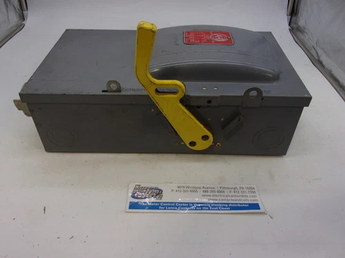 Arrow Hart 24291 Fusible Safety Switch, 3-Pole, 60A, 600V, NEMA 1 Indoor — product image 7 of 9