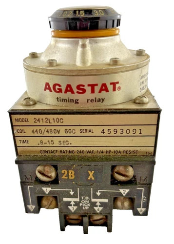 Agastat 2412L10C Pneumatic Timing Relay — primary product image