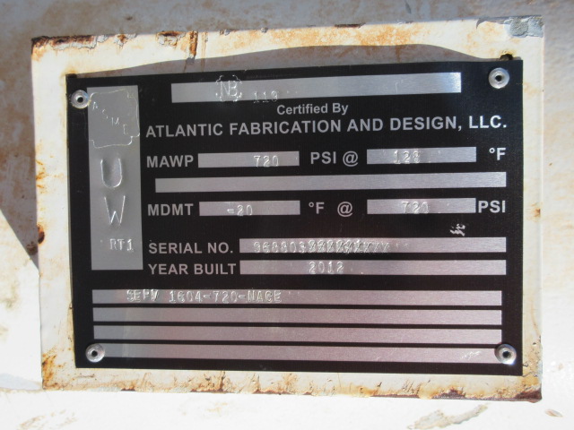 Atlantic Fabrication and Design Vertical Gas Scrubber SEPV-1604-720, 16" x 4' — product image 7 of 8