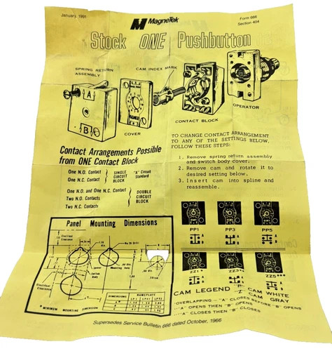 GEMCO 404S3X122 Rotary Cam Switch — product image 6 of 6