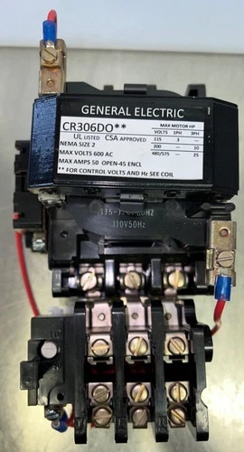 General Electric CR306D002 NEMA Size 2 Magnetic Starter — primary product image