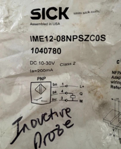 SICK Inductive Proximity Sensor IME12-08NPSZC0S