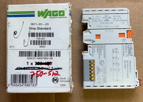 Wago 750-512 2-Channel Relay Output Module — primary product image