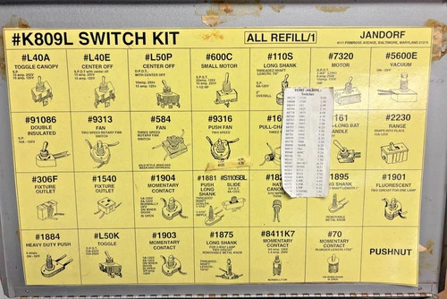 Jandorf K809L Assorted Switch Kit — primary product image