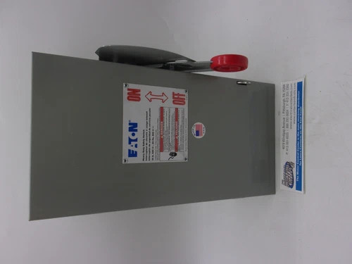 Eaton DH261UGK Heavy Duty Safety Switch 30A 600V 2P Non-Fusible NEMA 1 — product image 3 of 8
