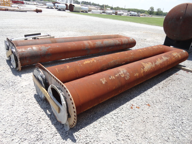 National Tank Co. Shell and Tube Heat Exchanger, 12 ft x 50 ft, Serial T-6321601-01 — product image 3 of 10