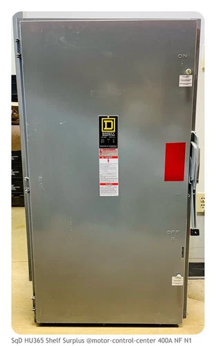 Square D HU365 400A 600V 3P Indoor Non-Fused Single Throw Safety Switch — primary product image