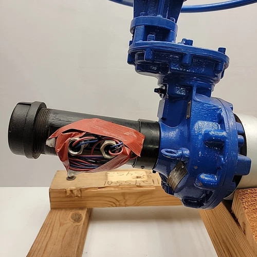 Flowserve Edward 4" Class 2900 Special Angle Blowdown Valve with V1-1S Gear Actuator — product image 13 of 19