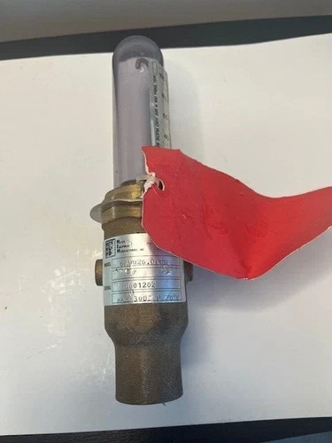 MEMFlo 6ABU26.0PGB Brass Variable Area Flow Meter — primary product image