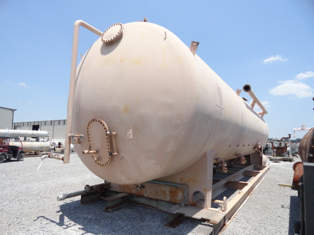 National Tank Co. Shell and Tube Heat Exchanger, 12 ft x 50 ft, Serial T-6321601-01 — product image 2 of 10