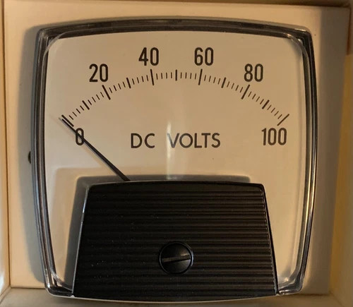Miller Electric 025604 DC Volt Panel Meter, 0-100V, 3.5 Inch