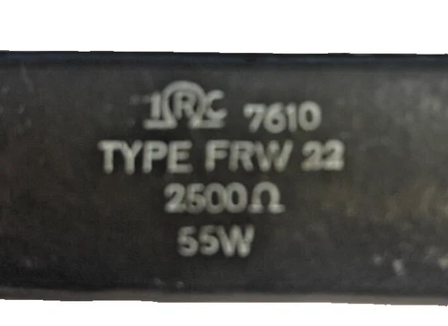 IRC Type FRW 22 Wirewound Resistor 2500Ω 55W — product image 3 of 3