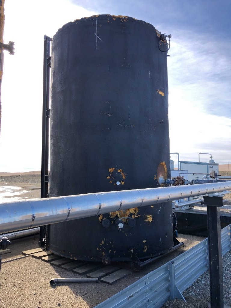 400 BBL GLM Fire Tube Insulated Storage Tank – 1995 — product image 3 of 6
