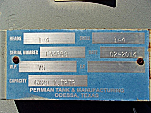 Permian Tank & Manufacturing 6 ft x 20 ft Horizontal Storage Tank F34658 — product image 10 of 18