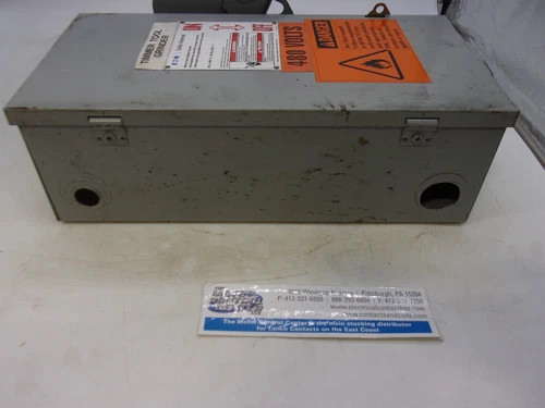 Cutler-Hammer DH361FGK Heavy Duty Safety Switch, 30A, 600V, 3-Pole, Fusible, NEMA 1 — product image 9 of 9