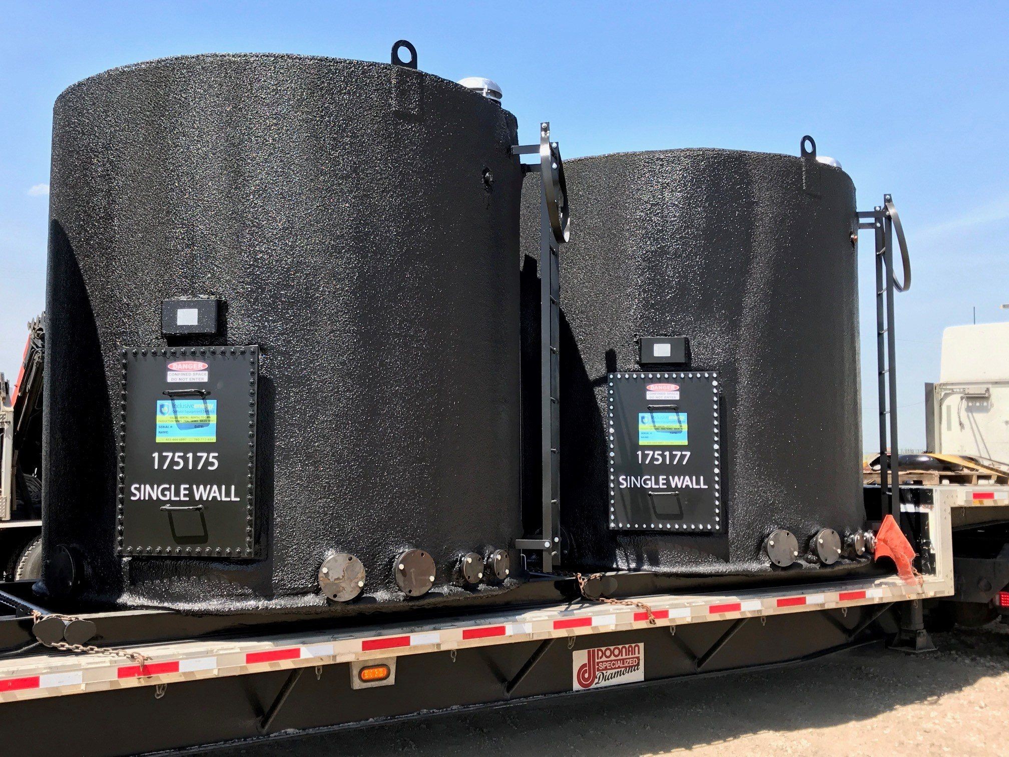 Single Wall Skidded 100 BBL Insulated Tank (30)