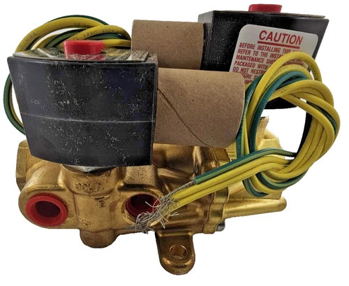 ASCO RedHat EFHC8344G080 3/8 Inch Brass 4-Way Solenoid Valve — product image 6 of 8