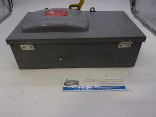 Arrow Hart 24291 Fusible Safety Switch, 3-Pole, 60A, 600V, NEMA 1 Indoor — product image 9 of 9