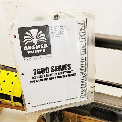 Gusher 7600 Series Heavy Duty Vertical Centrifugal Pump TCL 2X3-8SEL +12CDMADP — product image 7 of 9