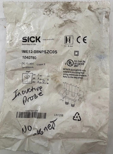 SICK Inductive Proximity Sensor IME12-08NPSZC0S — product image 3 of 6