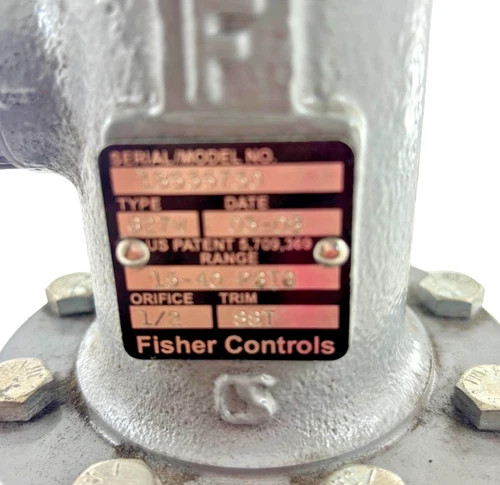 Fisher 627W 1/2 Inch Pressure Reducing Regulator with 15-40 PSIG Range and SST Trim — product image 2 of 5