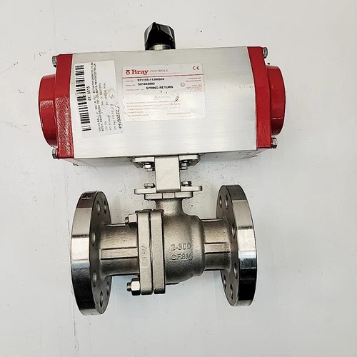 Bray Controls Flow-Tek F30 2-Inch Pneumatic Ball Valve, 316 Stainless Steel — product image 2 of 10