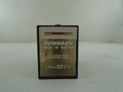 Schrack RA900252 Plug-in General Purpose Relay 120V AC