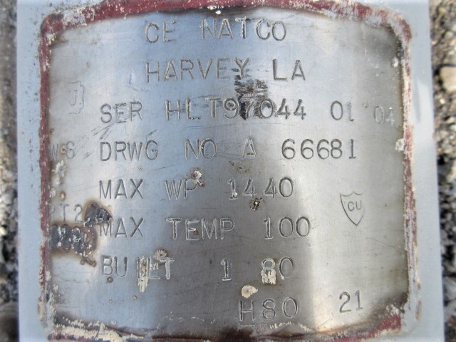 Natco Packed Glycol Contactor Tower 10.75in x 13ft5in — product image 11 of 12