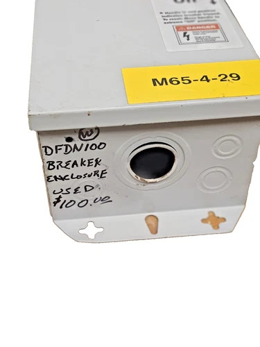 Westinghouse DFDN100 Dust-Tight Circuit Breaker Enclosure — product image 9 of 9