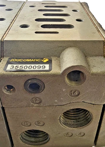 Joucomatic 35500099 Manifold Block with Subbase Bottom ISO 2 3/4" NPT