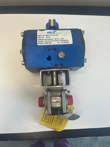 MCF 1/2" FRS66TET Control Valve with MSR 40 F04 Pneumatic Actuator