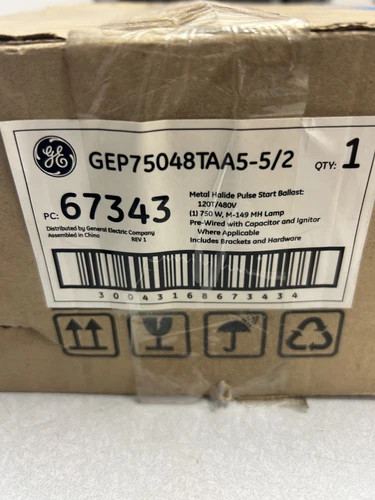 GE GEP75048TAA5-5/2 Metal Halide Pulse Start Ballast — product image 2 of 6