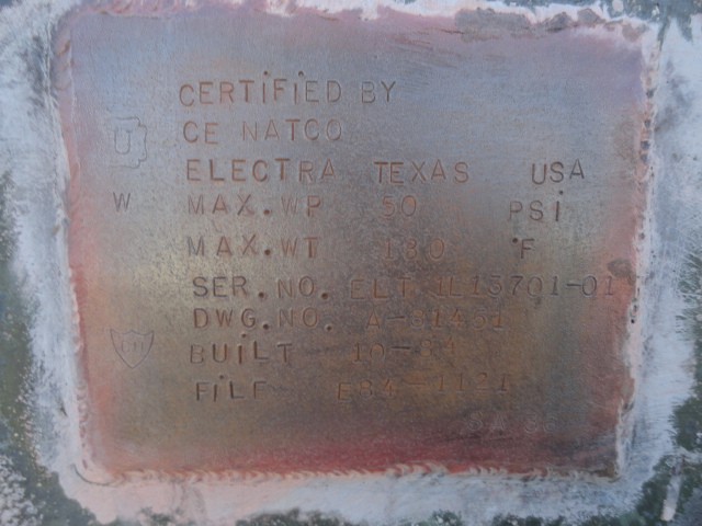 CE Natco Horizontal Skimmer Vessel ELT U15701-01 — product image 2 of 10