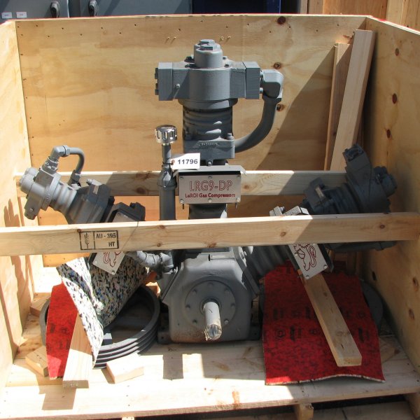 LeRoi LRG9 Two-Stage Oil-Free Reciprocating Gas Compressor Package
