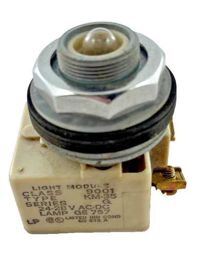 Square D 9001 KP35 Series F Pilot Light 24-28 VAC-DC