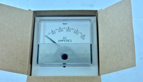 Weschler Analog Panel Meter GX332 0-500 AC Amps — product image 2 of 5