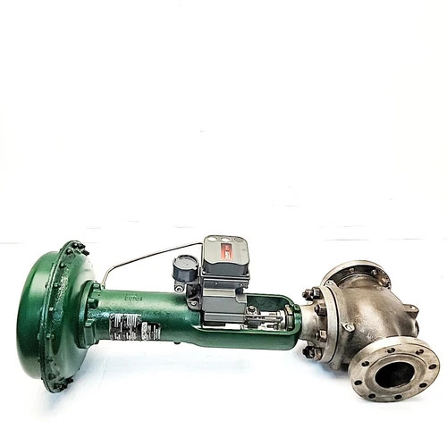 Fisher 4" ET CL150 Control Valve with 667 Size 45 Pneumatic Actuator — product image 7 of 8