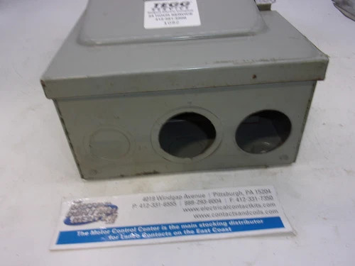 Gould ITE Vacu-Break JN423 Fusible Safety Switch, 3P, 100A, 240V, NEMA 1 — product image 6 of 9