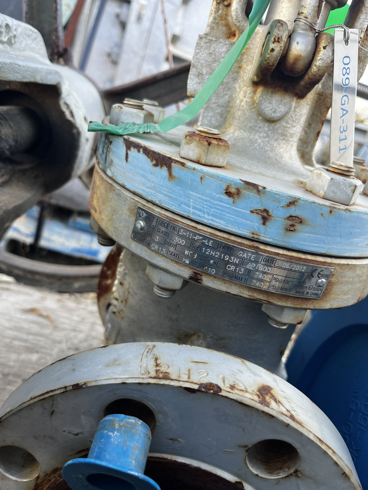 Bonney Forge 3 Inch Class 300 Forged Steel Gate Valve FIG. L111 — product image 2 of 2