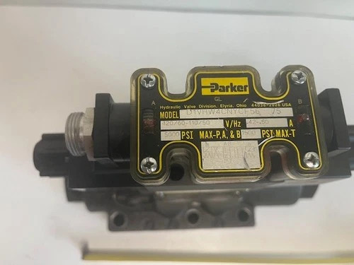 Parker D61VW1C4NYCF56-75 Directional Hydraulic Control Solenoid Valve — product image 5 of 7