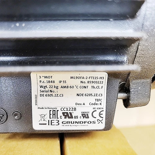 Grundfos MTR3-12/12 A-M-A-HUUV Vertical Multistage Immersible Pump — product image 3 of 7