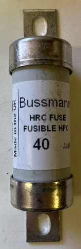 Bussmann 40K07C Low-Voltage HRC Fuse 40A 600V AC Class C — primary product image