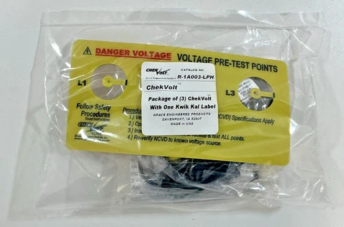 Grace Engineered Products ChekVolt Non-Contact Voltage Portal R-1A003-LPH, Package of 3