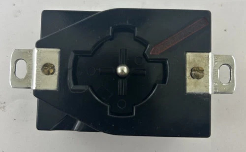 Arrow Hart 20403 Power-Lock Single Receptacle Grounded 4-Wire Bakelite — product image 4 of 5