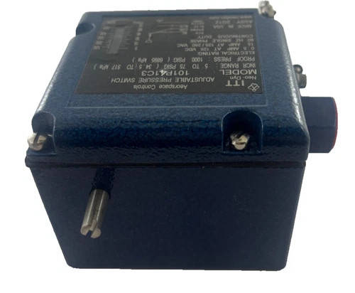 ITT Neo-Dyn Adjustable Pressure Switch 101P41C3 5-75 PSIG — product image 4 of 6