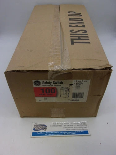 General Electric Heavy Duty Safety Switch TH3363R 100A 3P Fusible NEMA 3R — product image 2 of 8