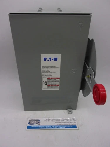 Eaton DT223URH General Duty Double Throw Safety Switch, 100A, 240V, NEMA 3R — product image 3 of 8